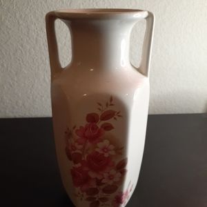 EXQUISITE Handpainted Marked Kingston Pottery Hull England 8" Grecian Style Vase